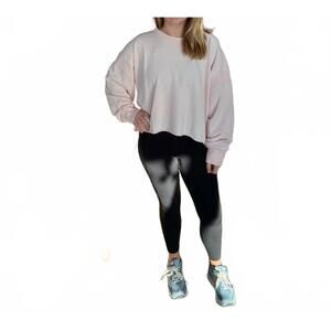 NEW KIMBERLY C ivy open back cropped sweatshirt in pink